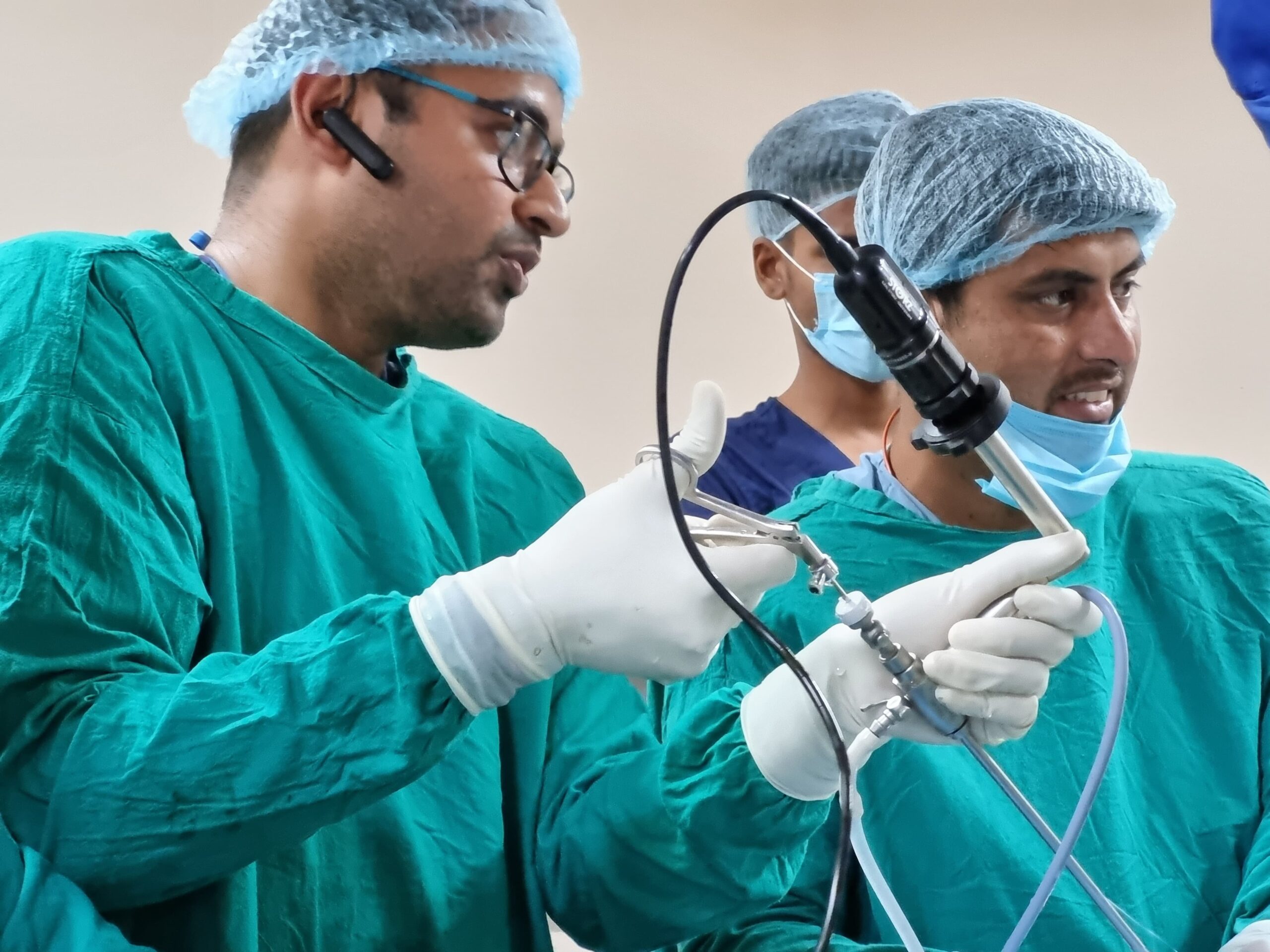 Dr. Sharad Gova Performing Surgery